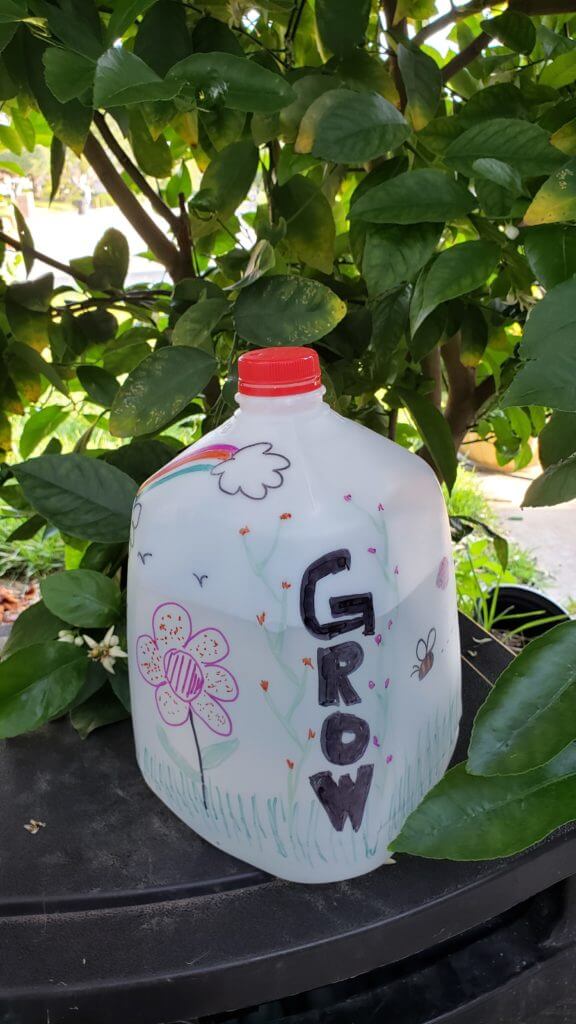 Milk Jug Watering Can (Give your garden some love.) TinkerSpace